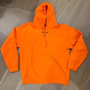 Lonely Ghost Orange Pullover Hoodie